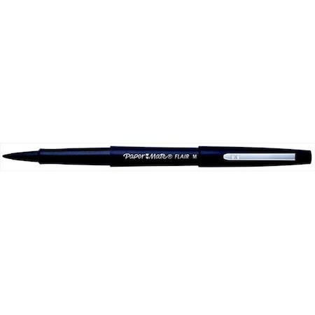 Paper Mate Papermate 079486 Non-Toxic Water Based Porous Point Marker Pen; Black; Pack - 12 79486